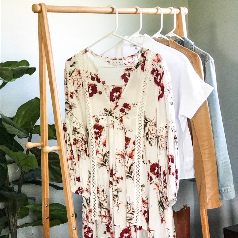 Chicwish Floral Tunic Small